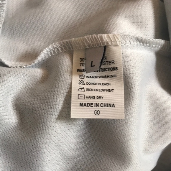 Sequin Pants-Silver-Large-Boot cut - Picture 9 of 12